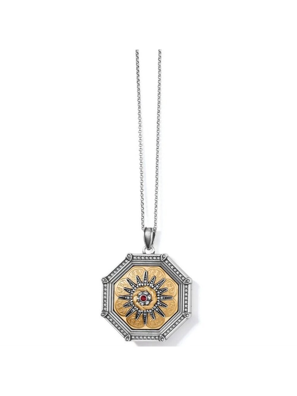 Brighton Dynasty Convertible Locket Pendant Necklace  JM6033 $168 NWT